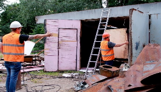 Демонтаж гаражей в Вязьме, цена от 1731 руб. – услуги под ключ от 2Землекопа-Взь